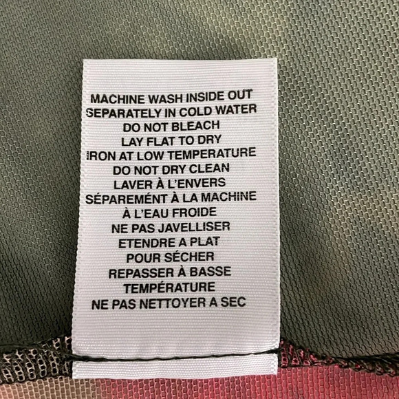 Sympli Floral Camo Mesh Cropped Top Size 12 Long Sleeve Scoop Neck NWT - Picture 12 of 14